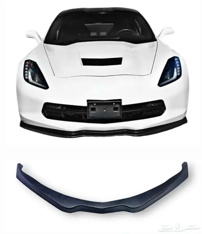 لحية كورفيت C7 2014-2019 اسود مطفي 0