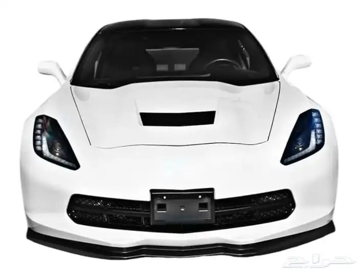 لحية كورفيت C7 2014-2019 اسود مطفي 1