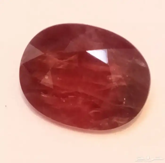 حجر ياقوت بشهادة GIA العالميه غير معالج وغير مسخن 4