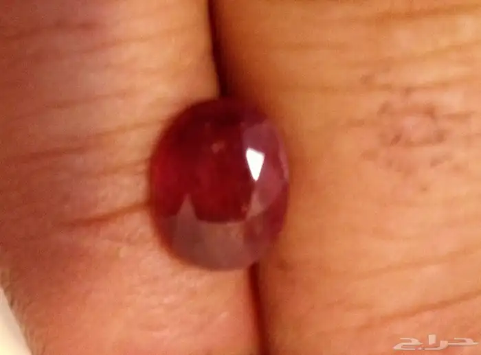 حجر ياقوت بشهادة GIA العالميه غير معالج وغير مسخن 3