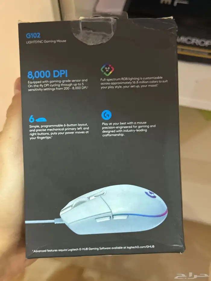 ماوس سلكي من لوجتك G102 4