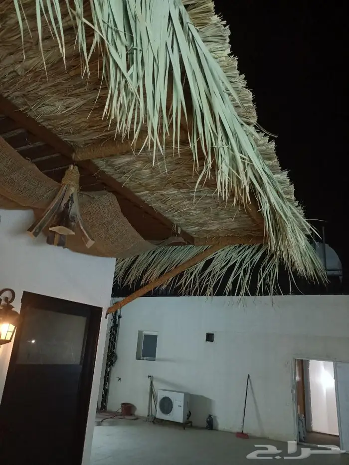 مظلات وسواتر وكراسى سعف النخيل 10