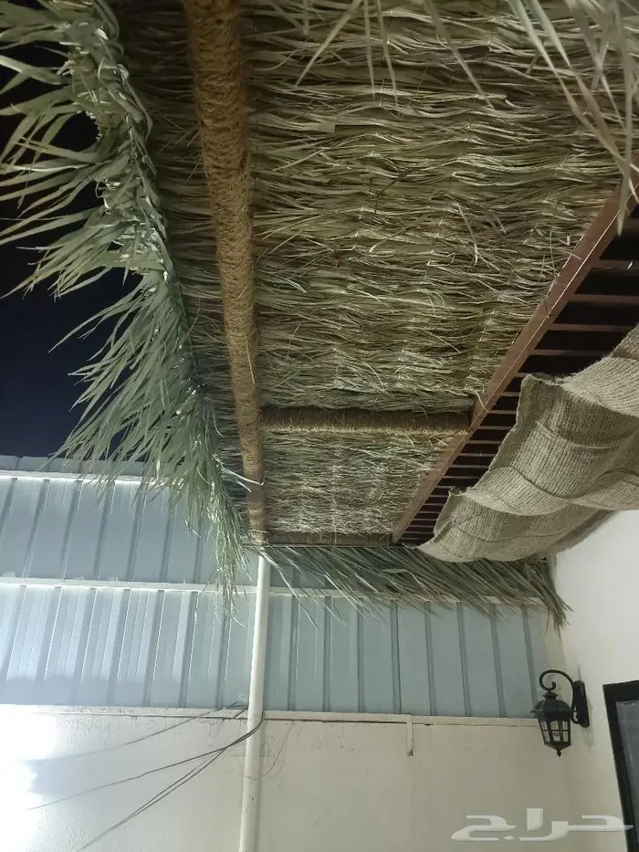 مظلات وسواتر وكراسى سعف النخيل 20