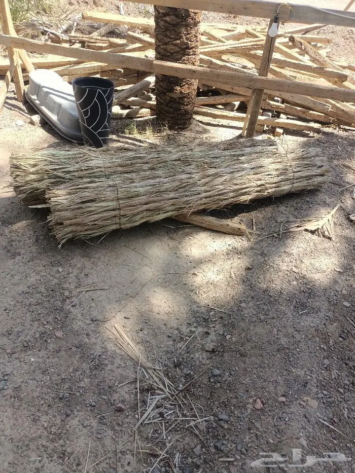 مظلات وسواتر وكراسى سعف النخيل 26