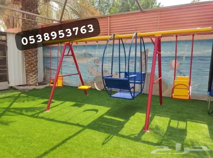 مراجيح والعاب وجلسات بمقاسات واحجام متعددة 19