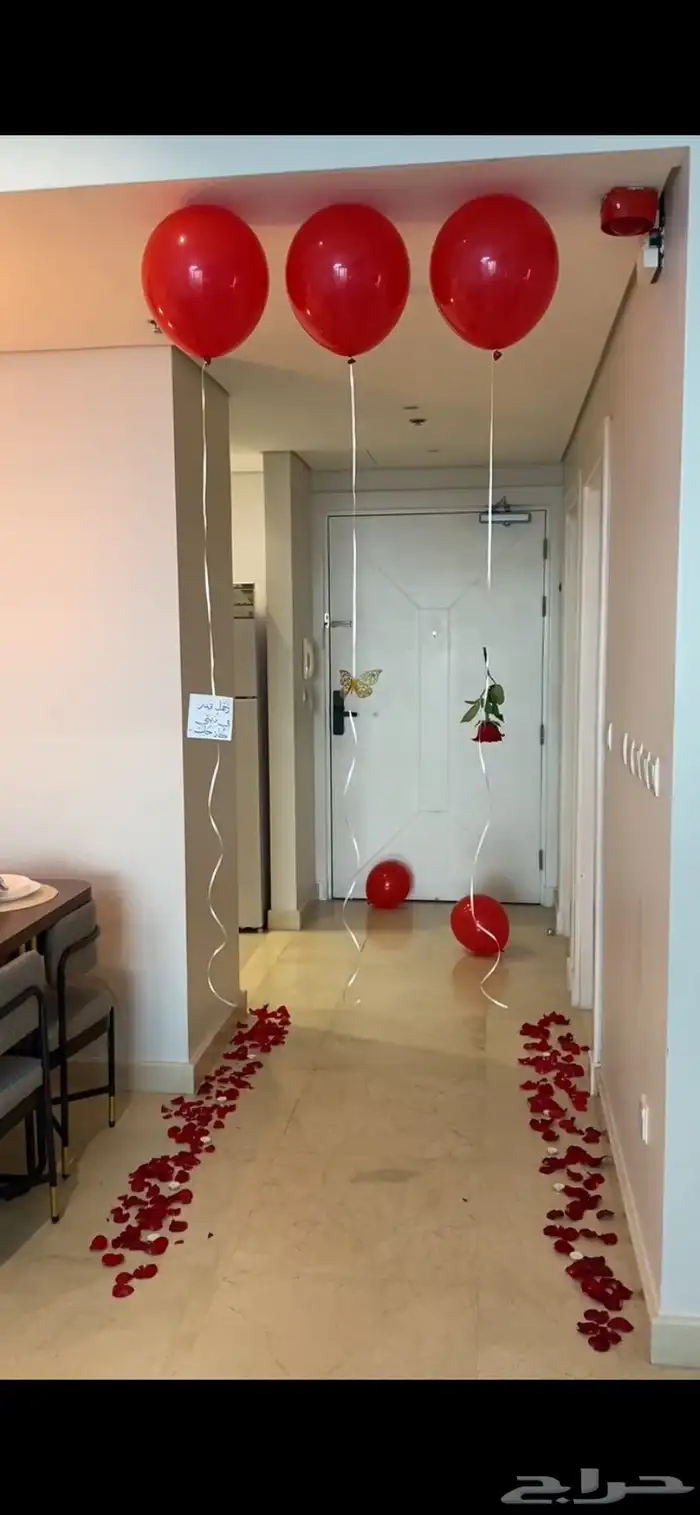 تنسيق ذكرى زواج   غرف عرسان في برج داماك 11