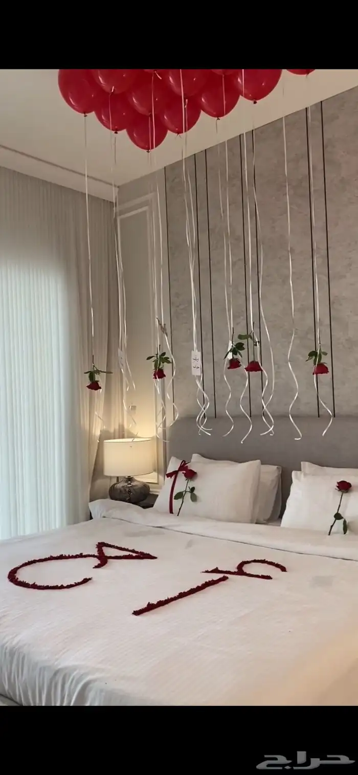 تنسيق ذكرى زواج   غرف عرسان في برج داماك 10