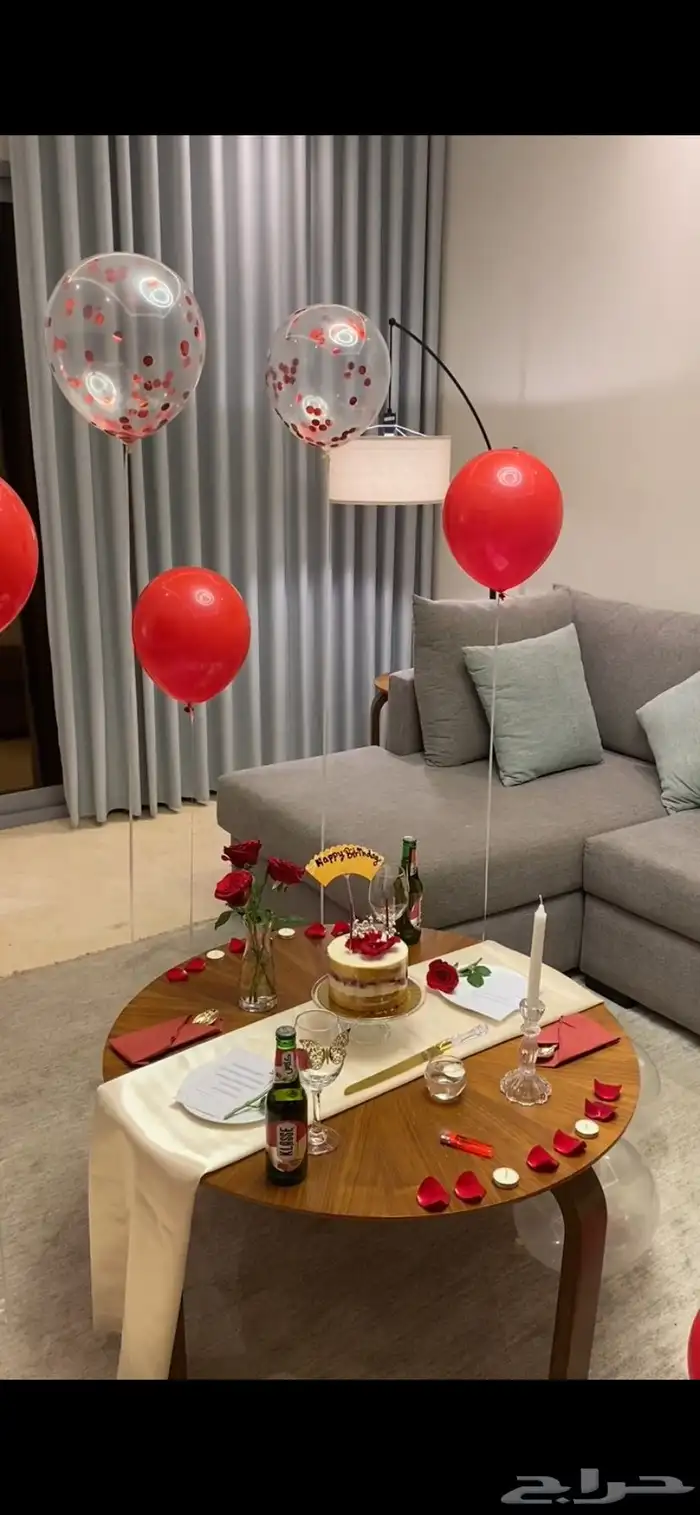 تنسيق ذكرى زواج   غرف عرسان في برج داماك 4