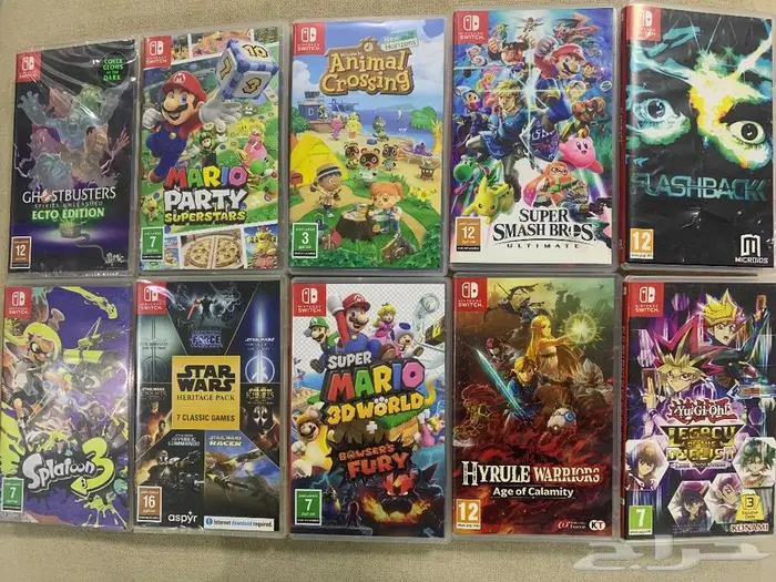 أشرطة نيتيدو سويتش 1