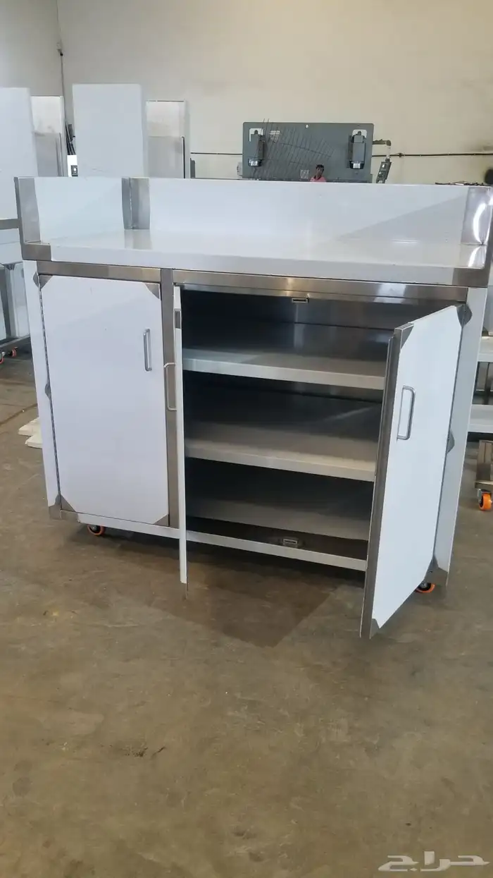 استيل تفصيل طاولة دولاب مدخنة هود ثلاجة رف استيل صفاية 26