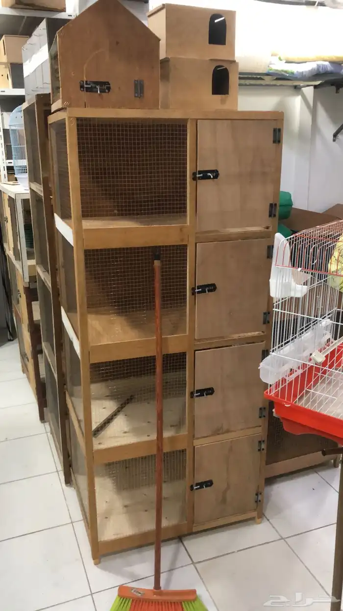 محكر خشب صندوق خشبي طيور ارانب 2