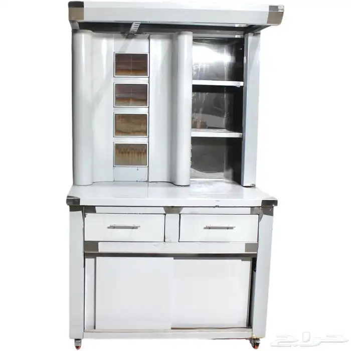 معدات مطعم شاورما مكائن الشاورما فحم مكينة ستانلس استيل 6