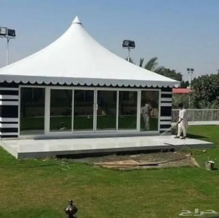 قرميد توريد وتركيب وبيوت شعر مظلات مشبات هناقر 2