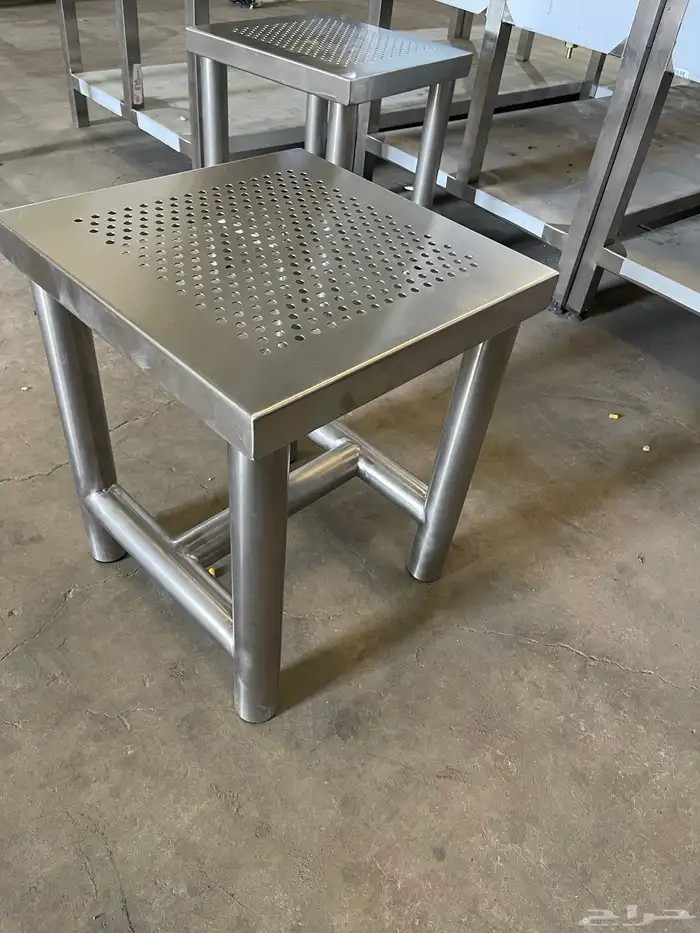 استيل تفصيل طاولة دولاب مدخنة هود ثلاجة رف استيل صفاية 8