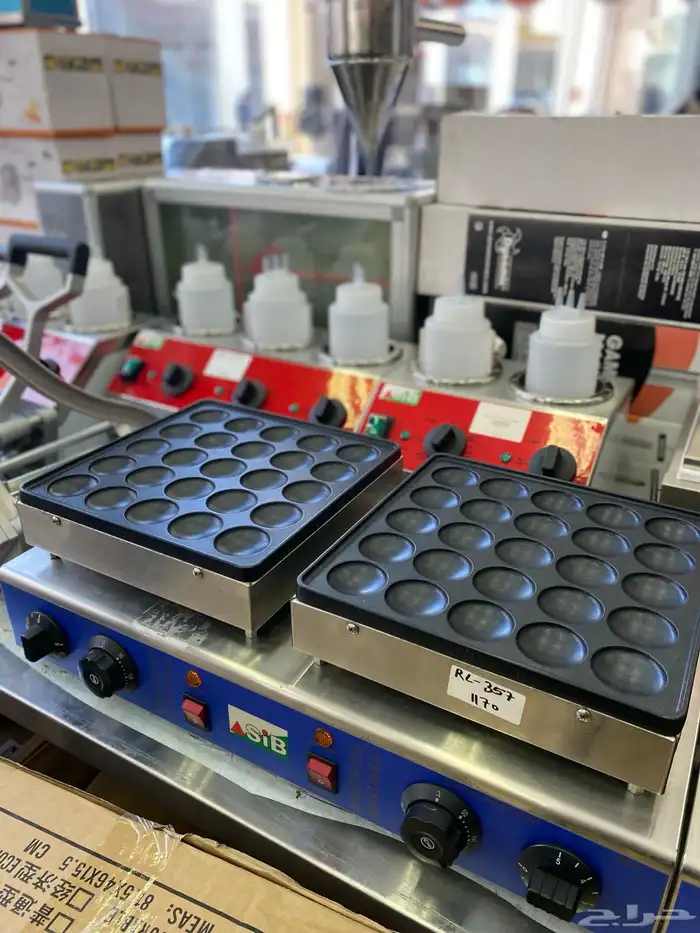 مكينة وافل آلة بان كيك سخان صوص شوكلات افران كوكيز كوفي فرن 1