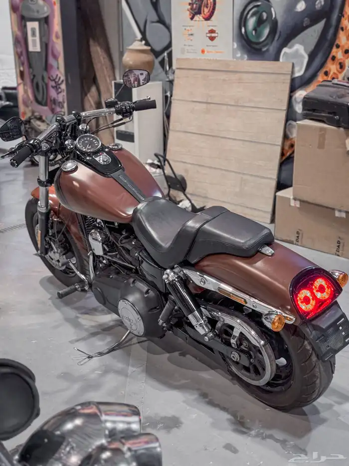 هارلي فاتبوب Harley Davidson FatBob 2017 3