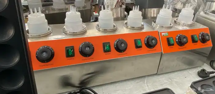 مكينة وافل آلة بان كيك سخان صوص شوكلات افران كوكيز كوفي فرن 5