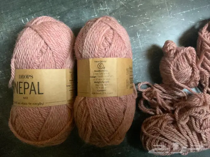 خيوط صوف أصلي وناعم 30 ريال بس كلهم 0