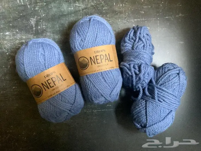 خيوط صوف أصلي وناعم 30 ريال بس كلهم 2