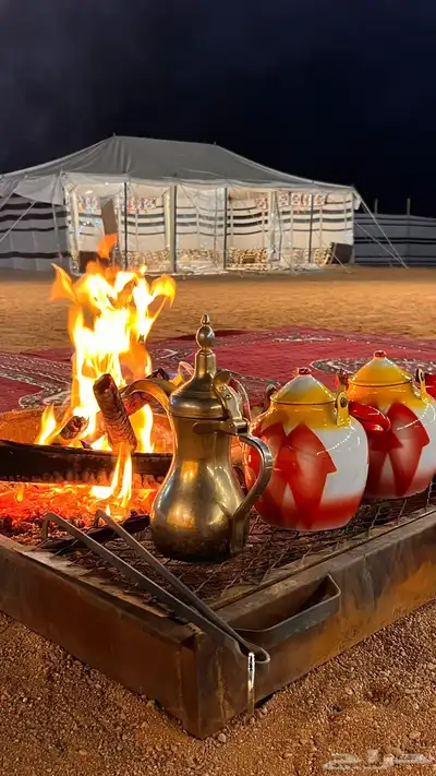 مخيم مقابل مخطط الملك فهد 21