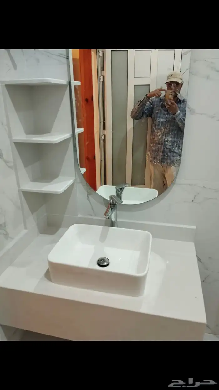 مغاسل رخام طبيعي وصناعة ومطبخ وطولات الانجاز 3ايام 24