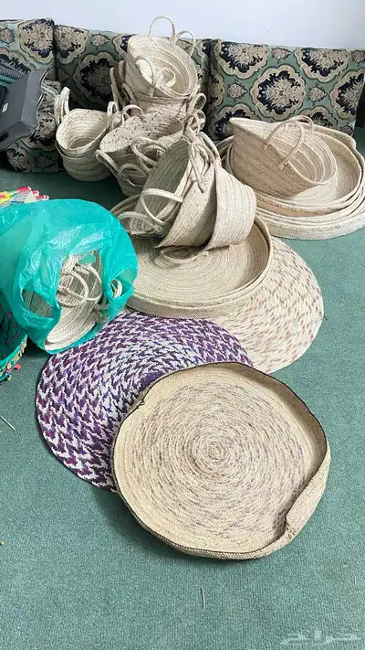 صناعة يدويه بسعف النخل 4