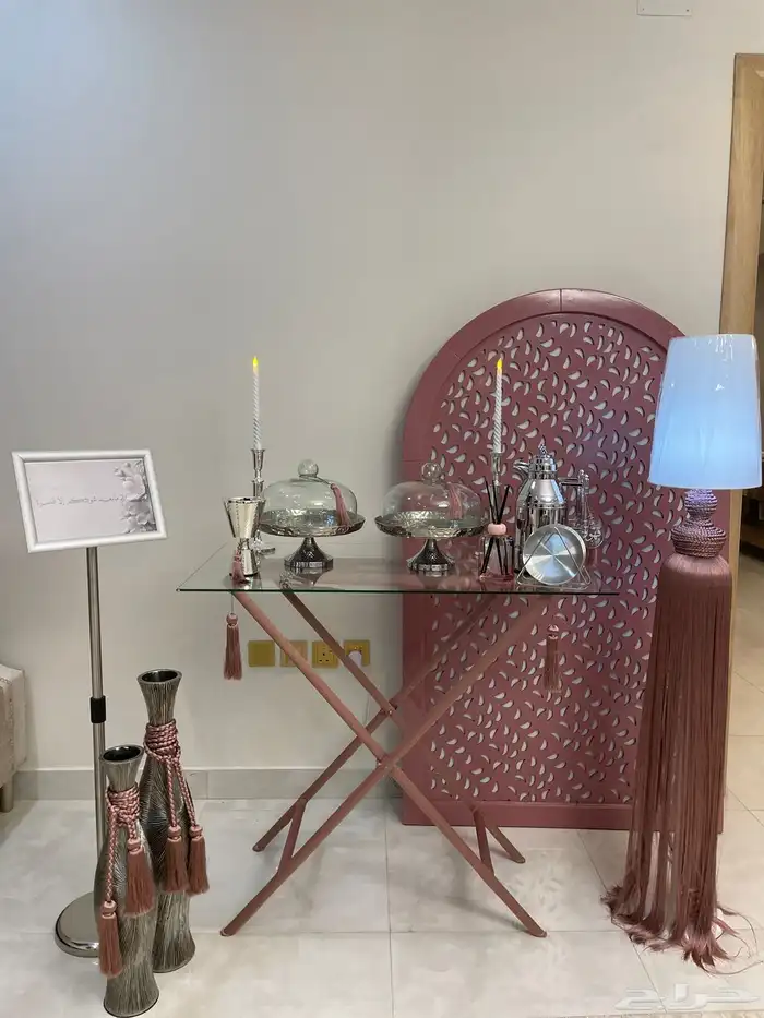 طاولات ضيافه للايجار(Silver Table) 4