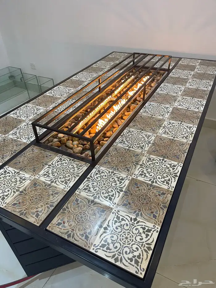 طاولات تدفئه ومناقل تعمل على الحطب والغاز للحدائق 29