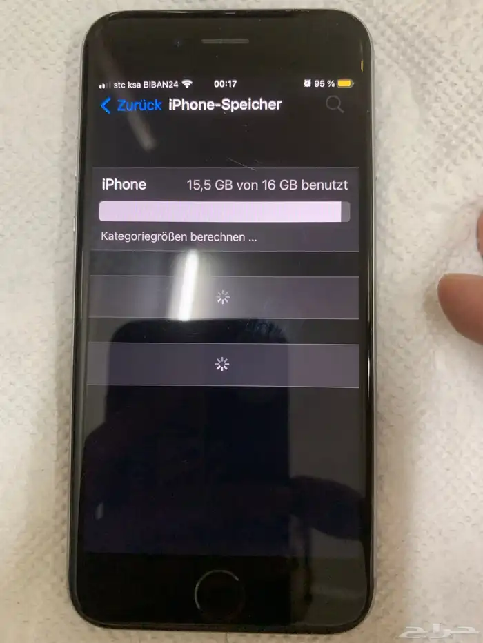 ايفون 6s 16GB بطارية 100 زر الاصبع خربان 2