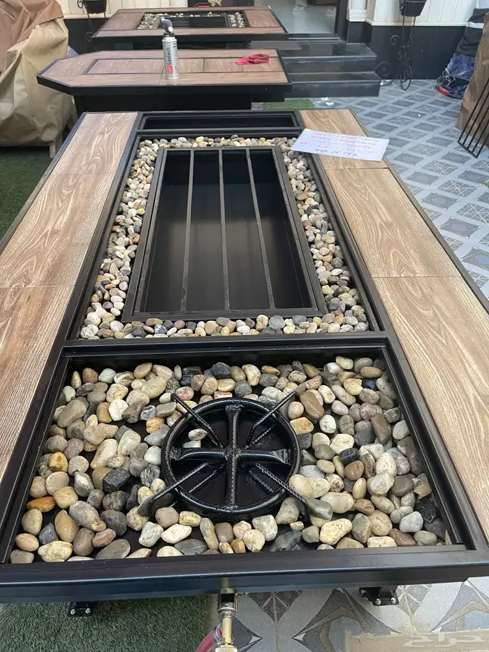 طاولات تدفئه ومناقل تعمل على الحطب والغاز للحدائق 8