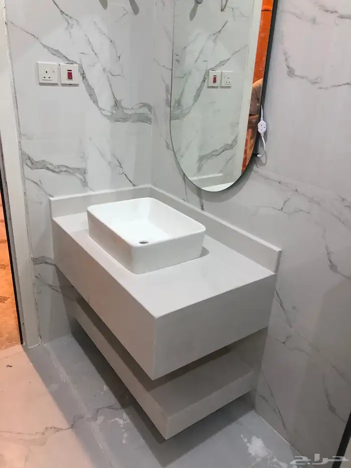 مغاسل رخام طبيعي وصناعة ومطبخ وطولات الانجاز 3ايام 26