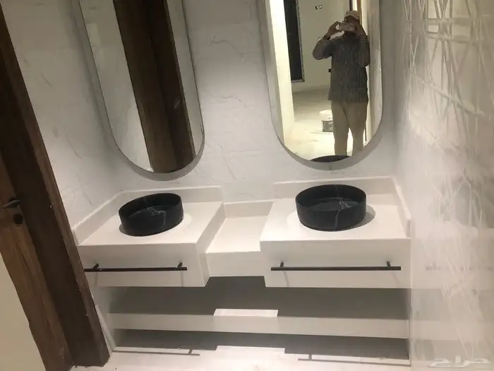 مغاسل رخام طبيعي وصناعة ومطبخ وطولات الانجاز 3ايام 8