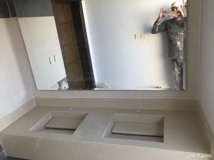 مغاسل رخام طبيعي وصناعة ومطبخ وطولات الانجاز 3ايام 3