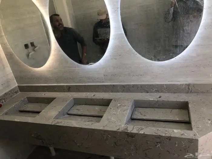 مغاسل رخام طبيعي وصناعة ومطبخ وطولات الانجاز 3ايام 13