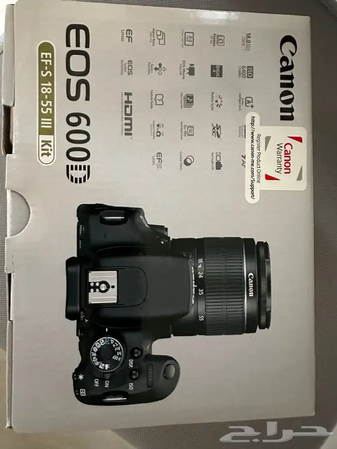 كاميرا canon 600d 3