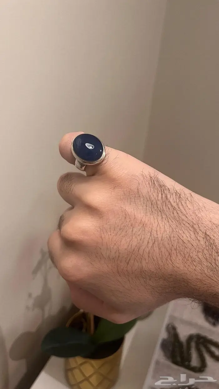 خاتم فضة ملكي بحجر العقيق 6