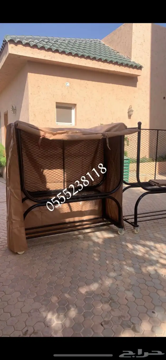 حامل حطب حديد قوي وكفرات اصليه 39