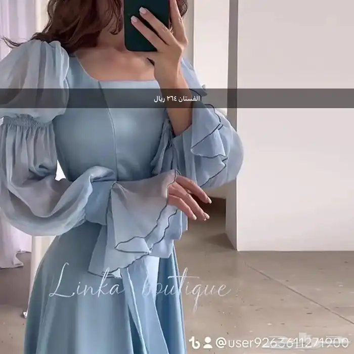 فستان واكسسوارات نسائية 5