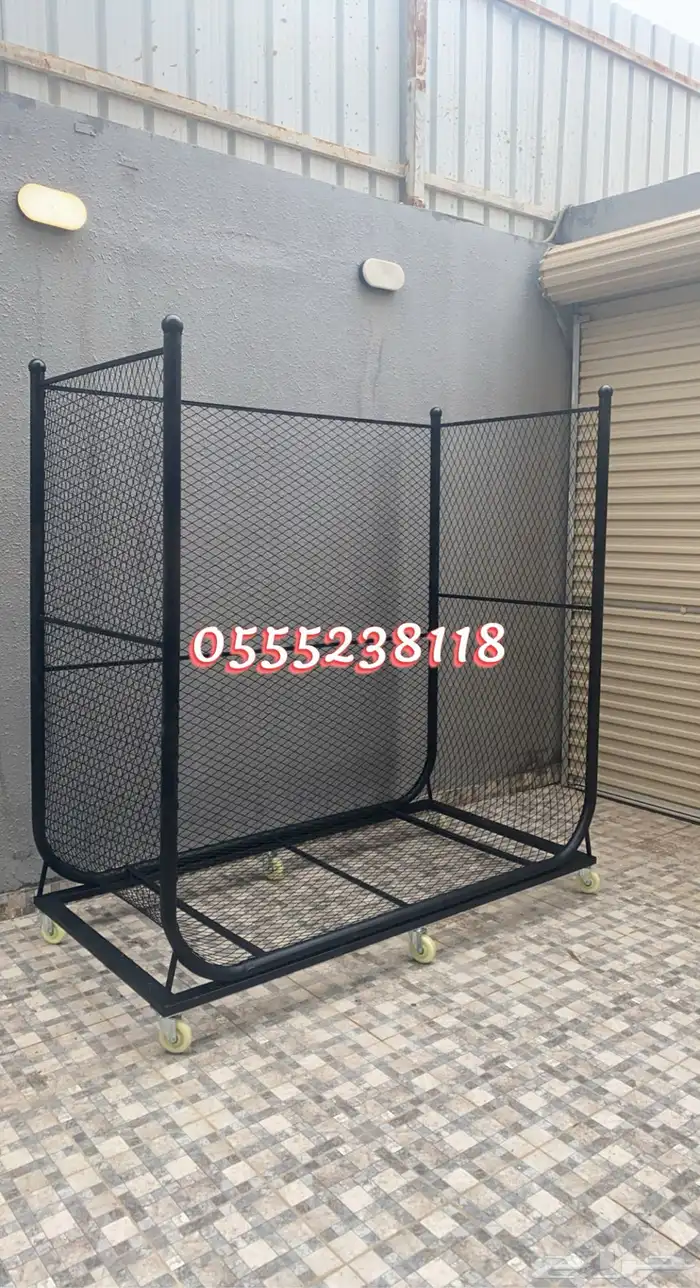 حامل حطب حديد قوي وكفرات اصليه 31