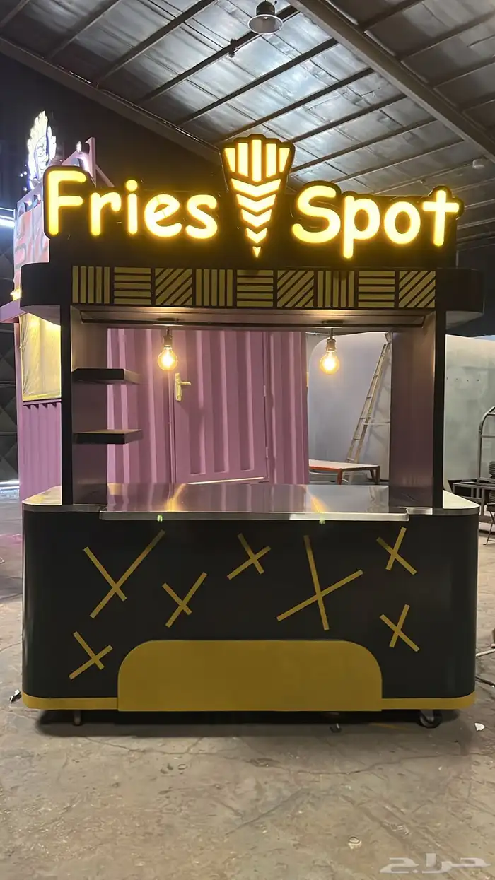 كونتينرات متنقله للمطاعم والكافيهات اكشاك بوث فود ترك 10