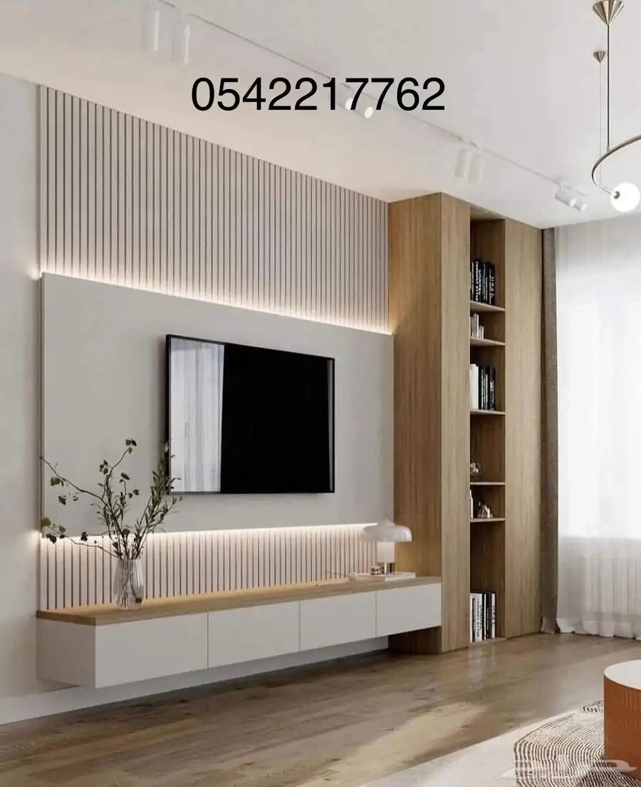 ديكورات شاشة تلفزيون 5