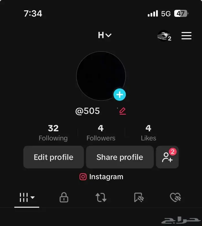 يوزرات حسابات تيك توك للبيع 0