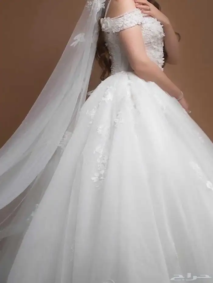 فستان زفاف مستعمل مره وحده لمده اربع ساعات من رهيد 4
