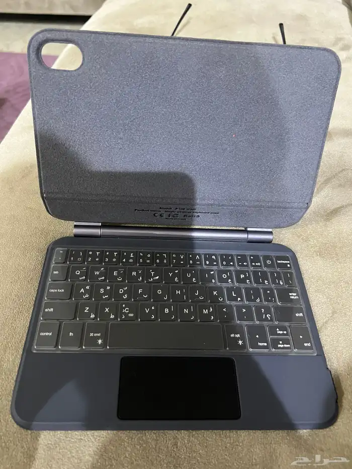 FOR IPAD MINI 6 8.3  KEYBOARD P83PRO GREYكيبورد ايباد عربي 0