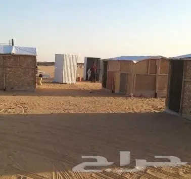 تجهيز مخيمات غرف خشب جميع القاسات 0