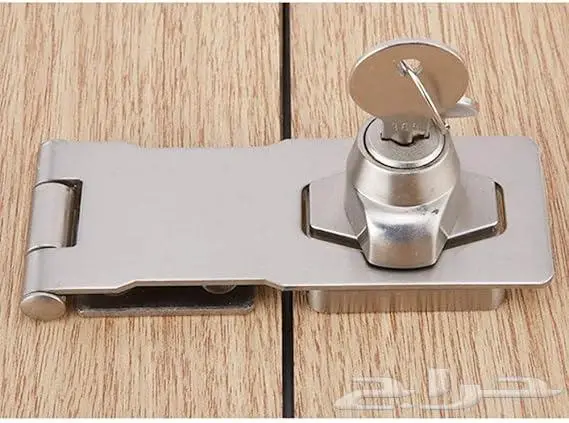 قفل ذاتي القفل بمفتاح مشبك عالي التحمل مع 2 مفتاح 0