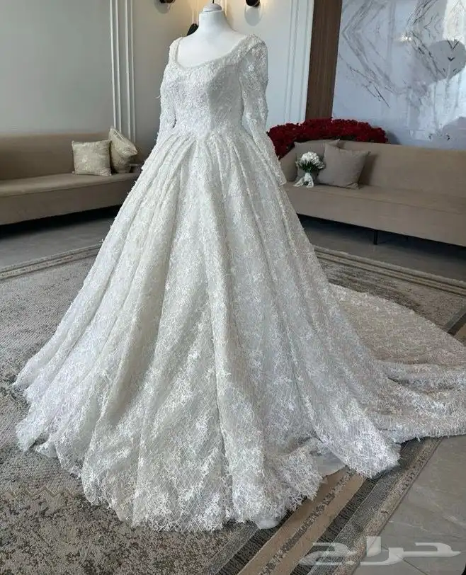 فستان عروسه لبس مرة وحدة للبيع على السوم 0