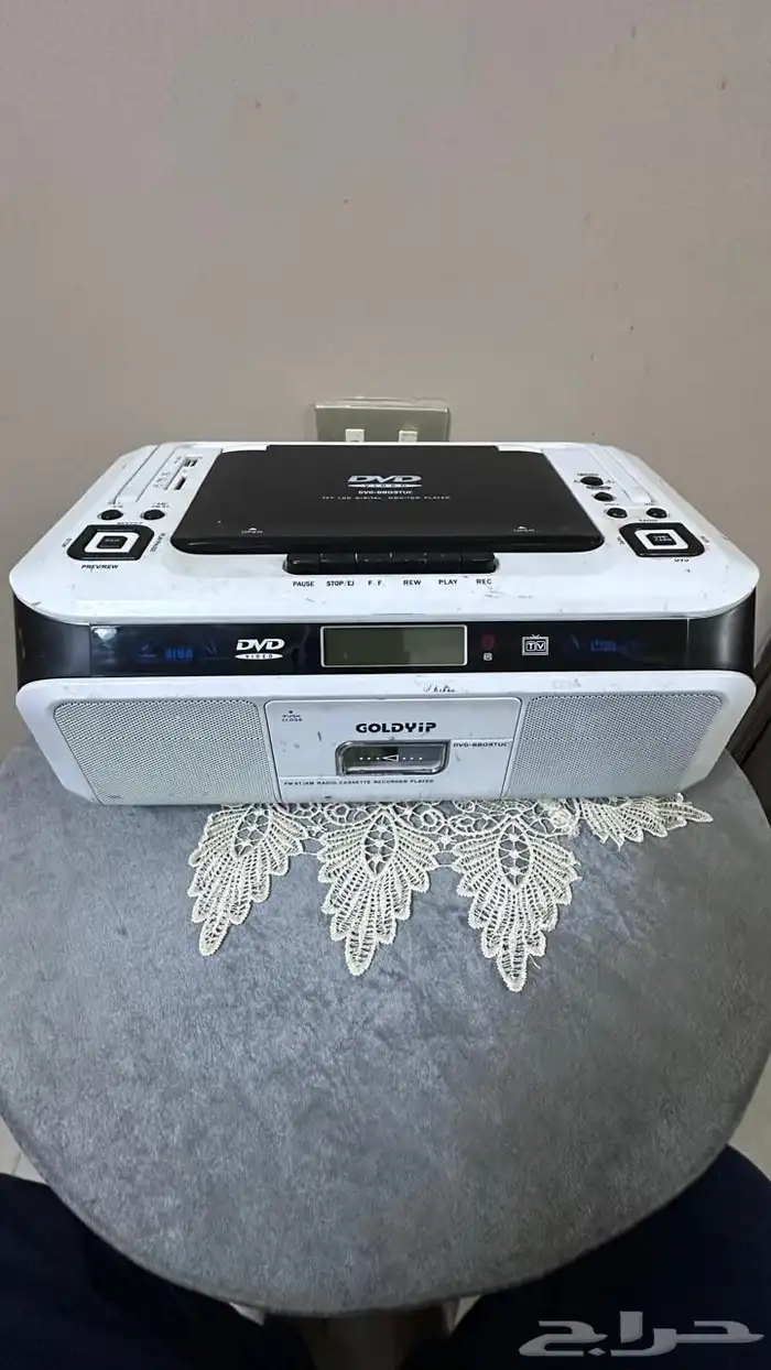 مشغل اقراص دي في دي مع مسجل مع الشاشة 10