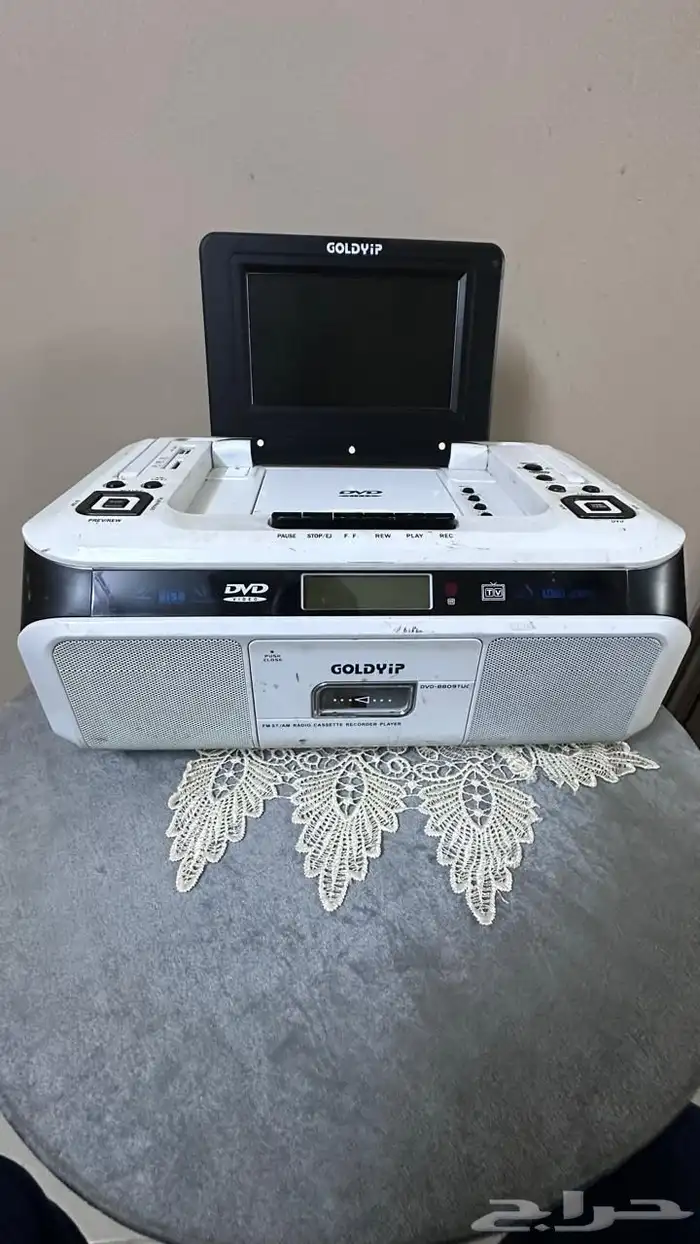 مشغل اقراص دي في دي مع مسجل مع الشاشة 20