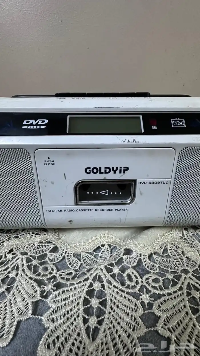 مشغل اقراص دي في دي مع مسجل مع الشاشة 17